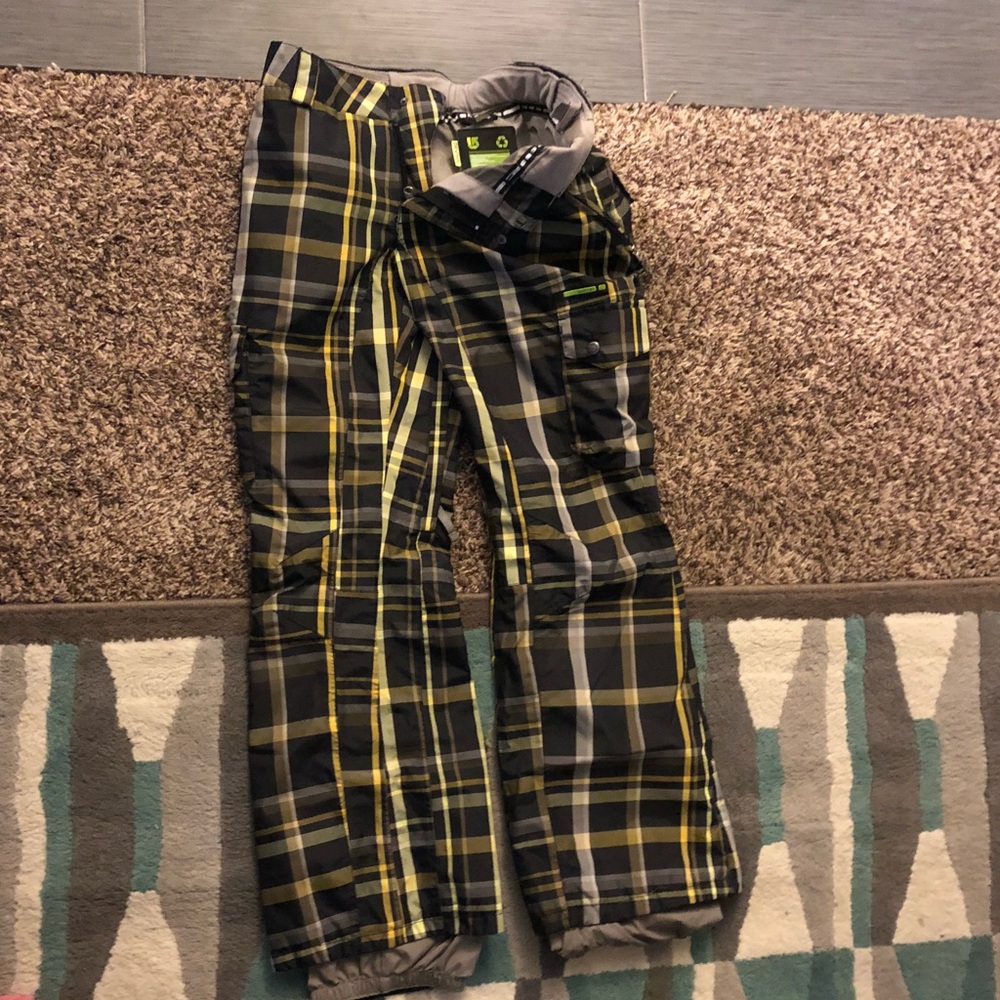 Burton Plaid Snow Pants